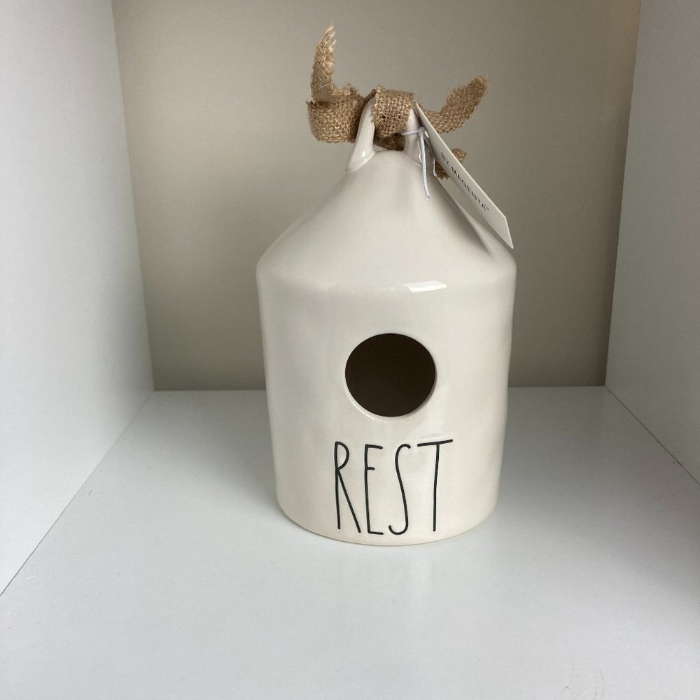 RAE DUNN - Rest Round Birdhouse  - BRAND NEW!